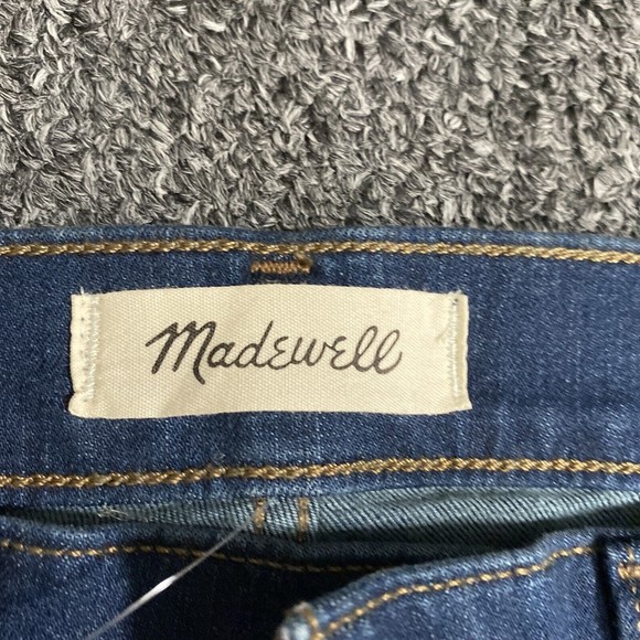 Madewell Women's 10" High-Rise Skinny Jeans in Hayes Wash f4684 size 27x28 $128 - Picture 4 of 11